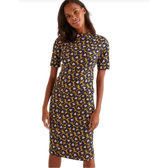 BODEN NWT Louise Short Sleeve Sheath Pencil Dress WO496 // 12 Petite - Picture 1 of 13
